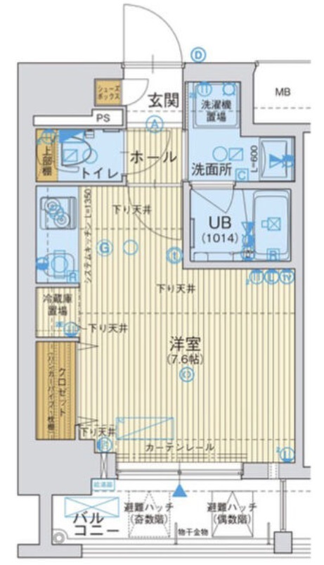 9階の間取り図