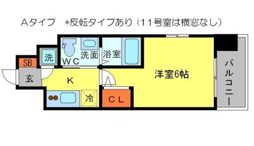 7階の間取り図