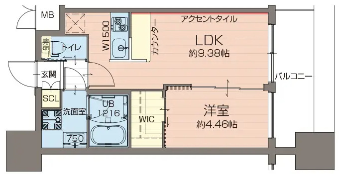 14階の間取り図