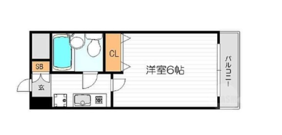 8階の間取り図