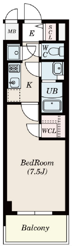 6階の間取り図