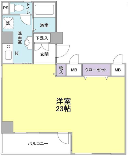 6階の間取り図