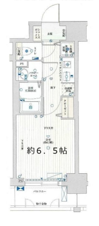 2階の間取り図