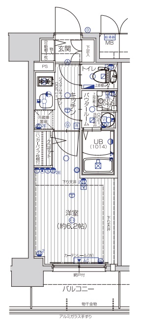 7階の間取り図