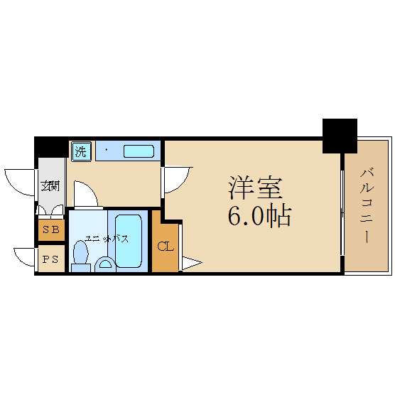 6階の間取り図