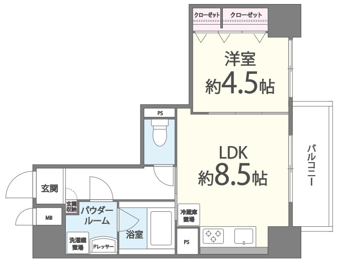 9階の間取り図