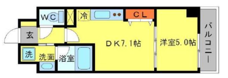2階の間取り図