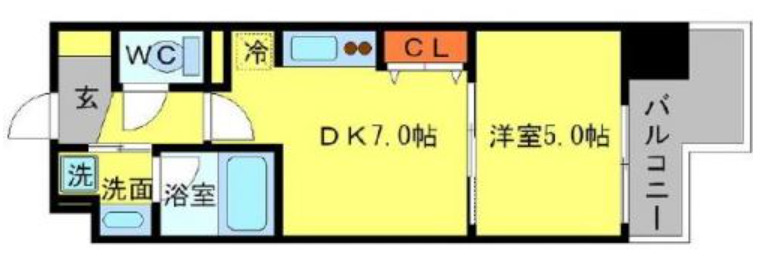 6階の間取り図