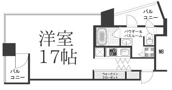 洋室17.06帖