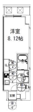 5階の間取り図