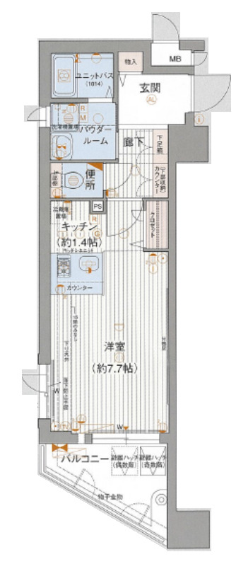 15階の間取り図