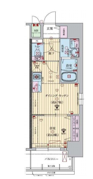 10階の間取り図