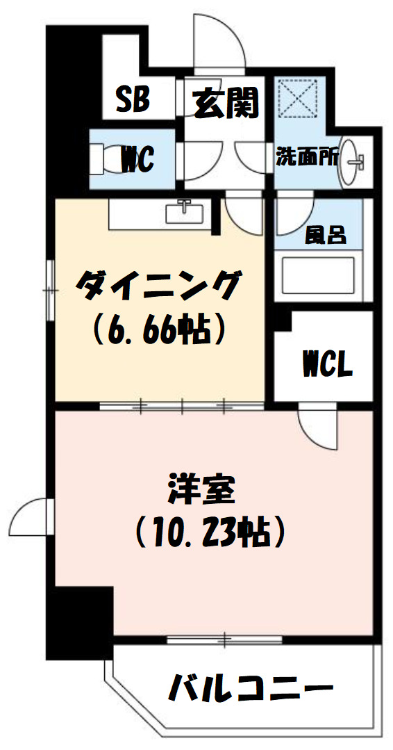 10階の間取り図
