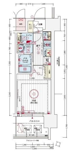 9階の間取り図