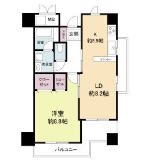 6階の間取り図