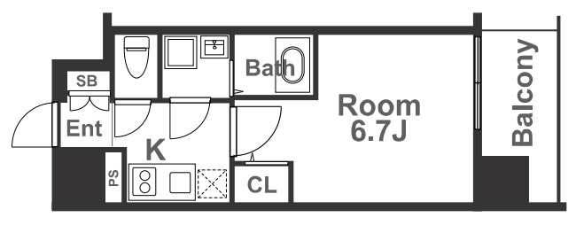 10階の間取り図