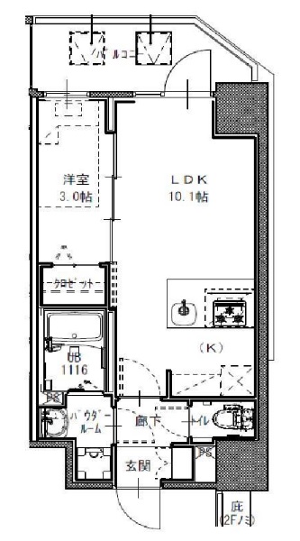 11階の間取り図