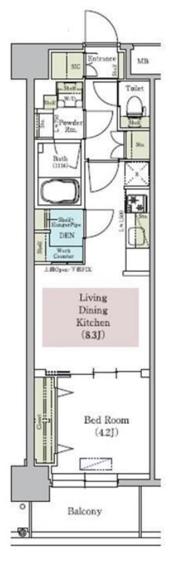 10階の間取り図