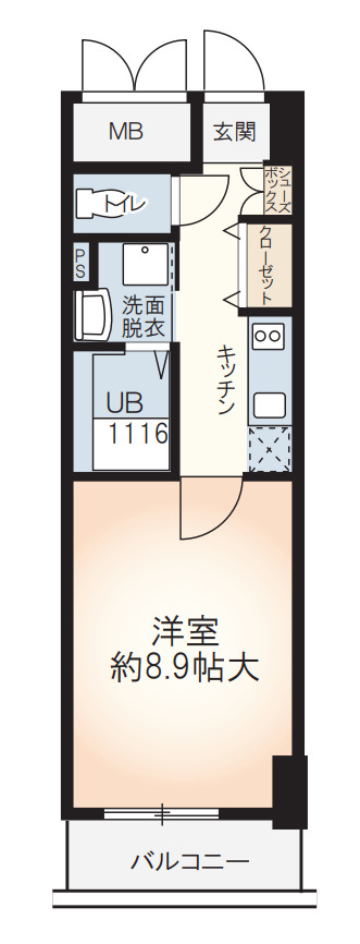 3階の間取り図
