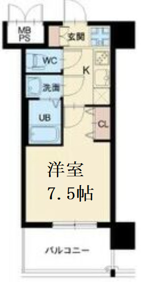 6階の間取り図