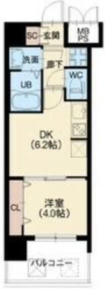 2階の間取り図
