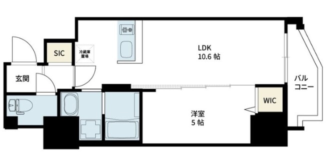 2階の間取り図