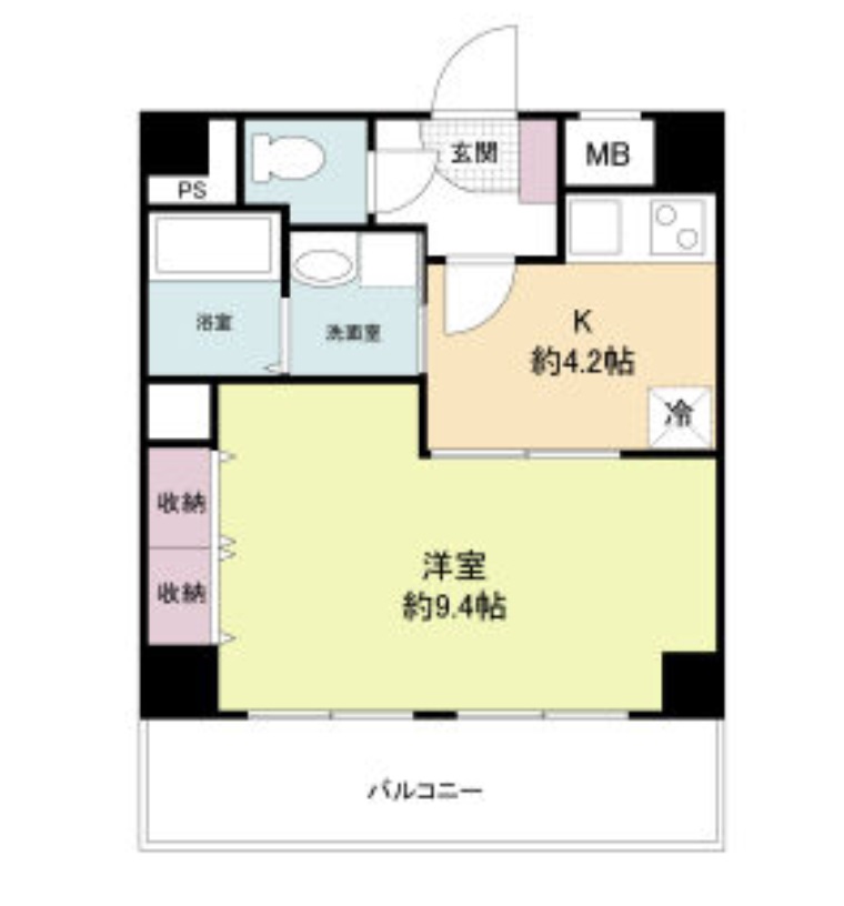 8階の間取り図