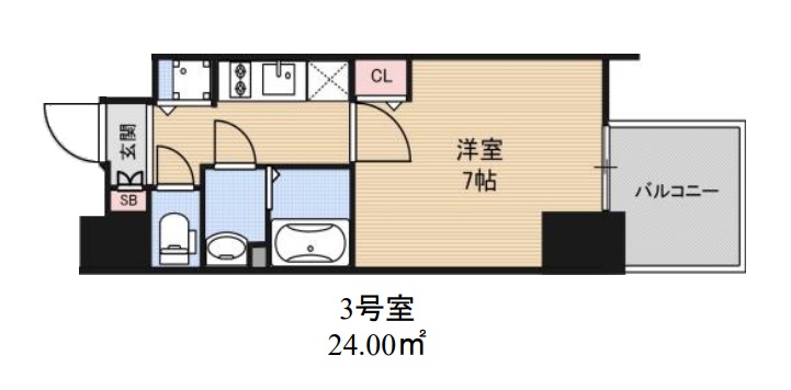 9階の間取り図