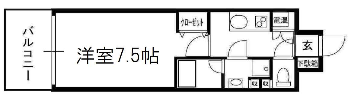 7階の間取り図