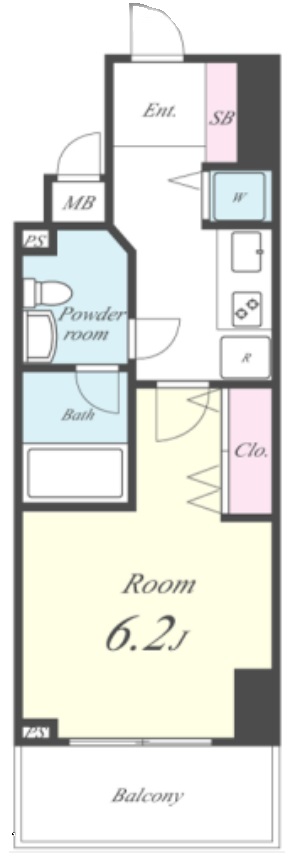 6階の間取り図