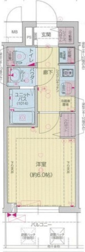 8階の間取り図