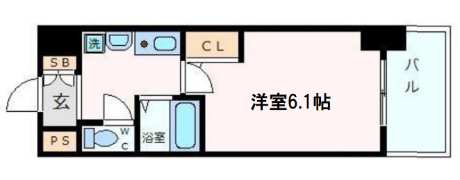 5階の間取り図