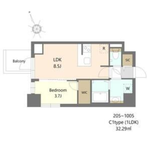S-RESIDENCE阿波座chiaro