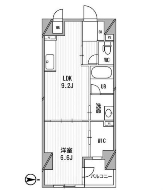 7階の間取り図