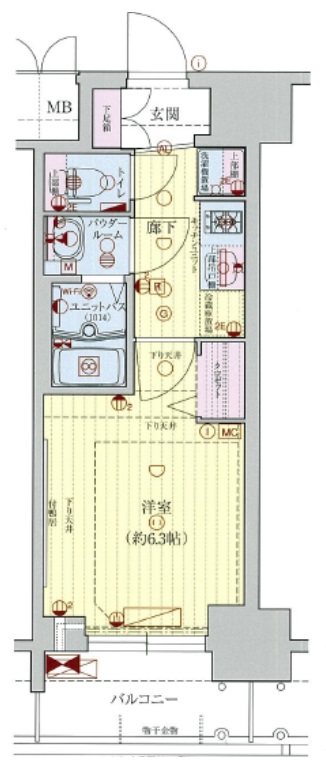 5階の間取り図