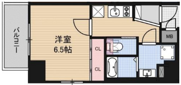 8階の間取り図