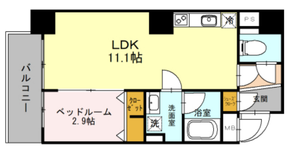 14階の間取り図