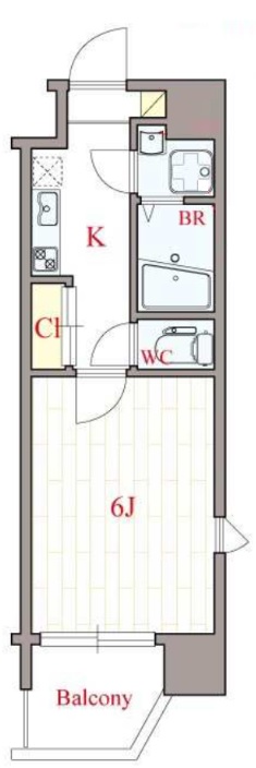 6階の間取り図