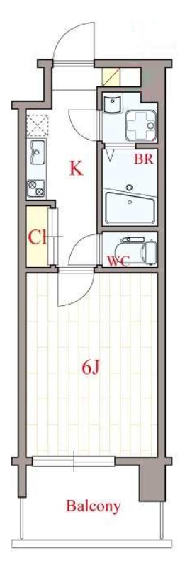 4階の間取り図