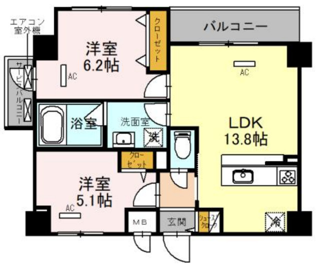 7階の間取り図