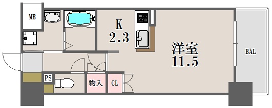 3階の間取り図