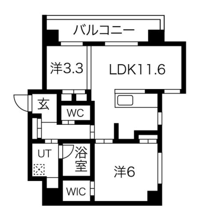 3階の間取り図