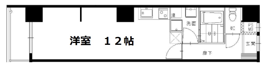 2階の間取り図