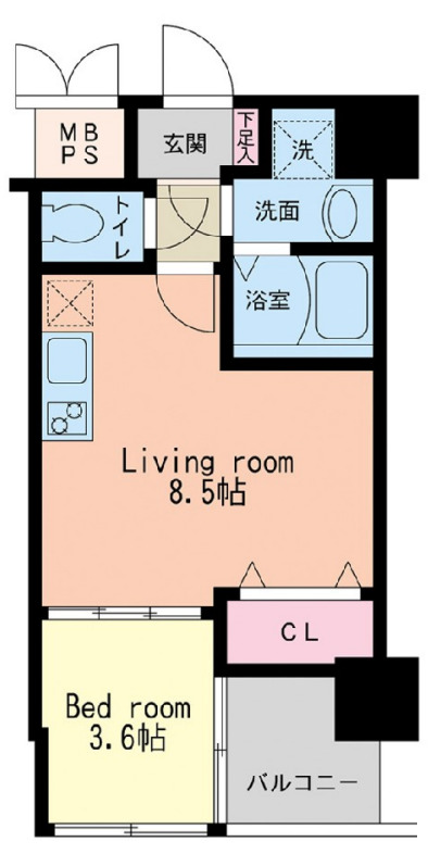 10階の間取り図