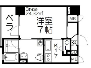 3階の間取り図