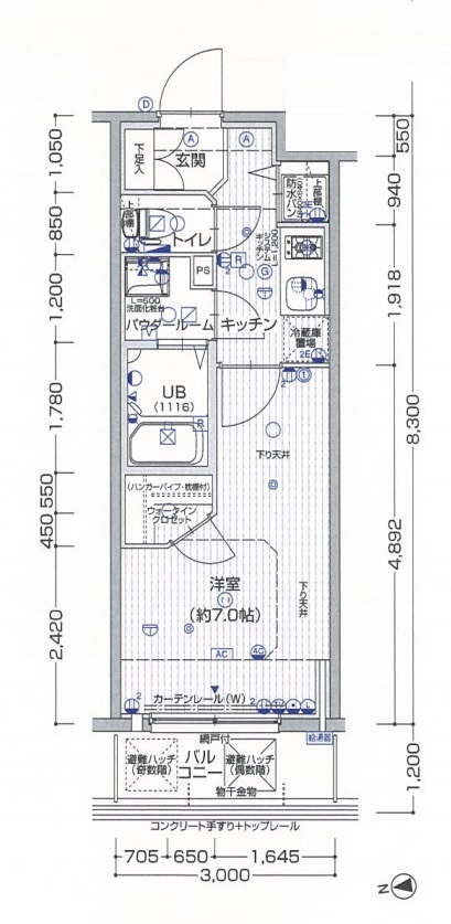 11階の間取り図