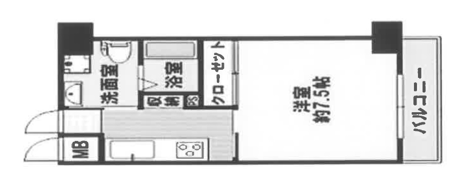 7階の間取り図