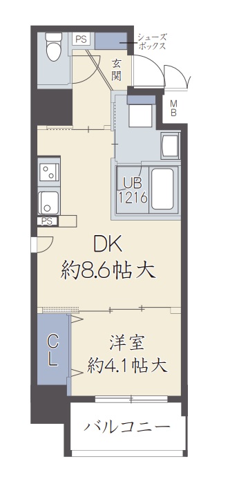 7階の間取り図