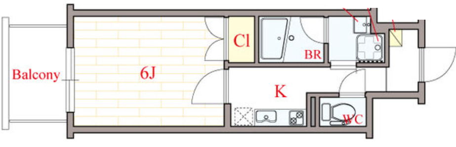 9階の間取り図