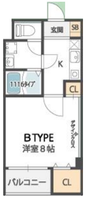 7階の間取り図